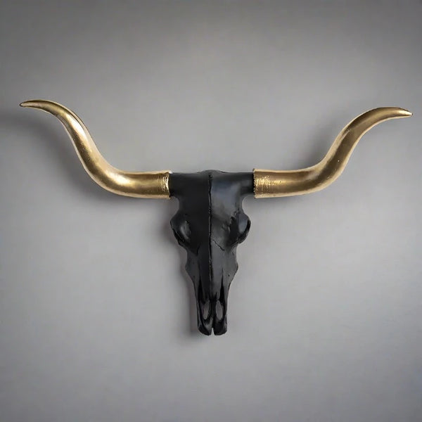 Fuax Texas Longhorn Skull Wall Mount