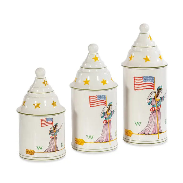 Americana Canisters (S/3)
