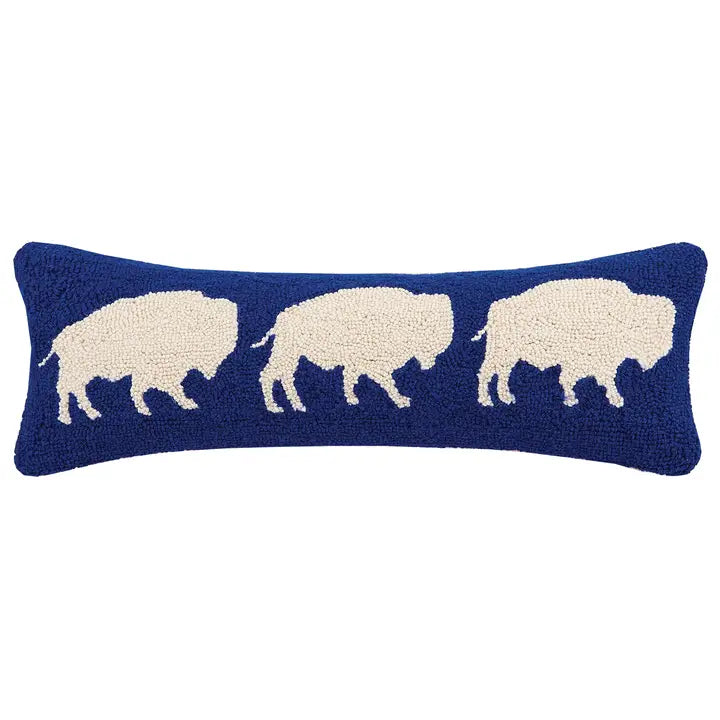 Buffalo Trio Hook Pillow