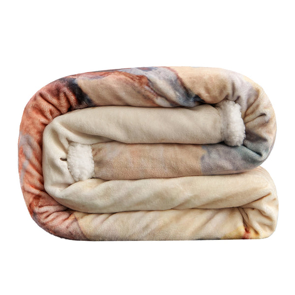 Buster Campfire Sherpa Throw