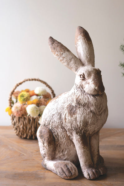 Faux Concrete Rabbit