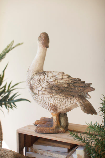 Faux Concrete Duck / Head Up