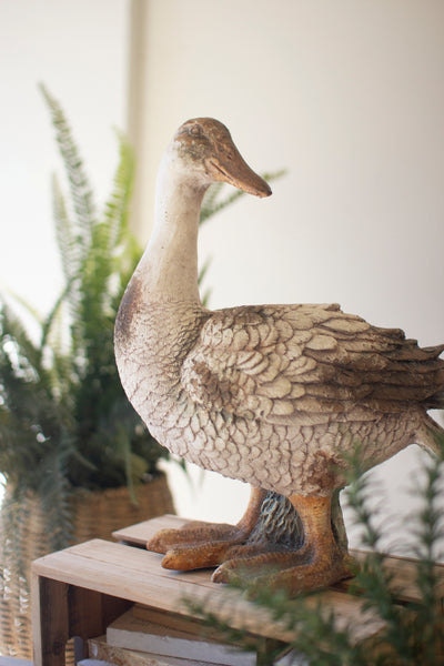 Faux Concrete Duck / Head Up