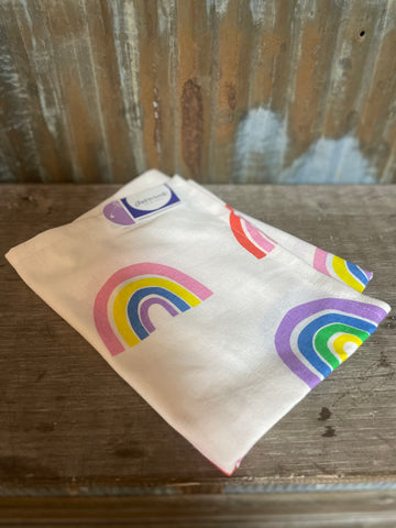 Small Rainbow Printed Kitchen Towel