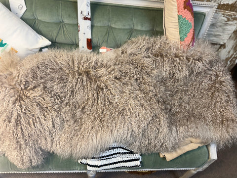 Tibetan Lamb Fur Rug