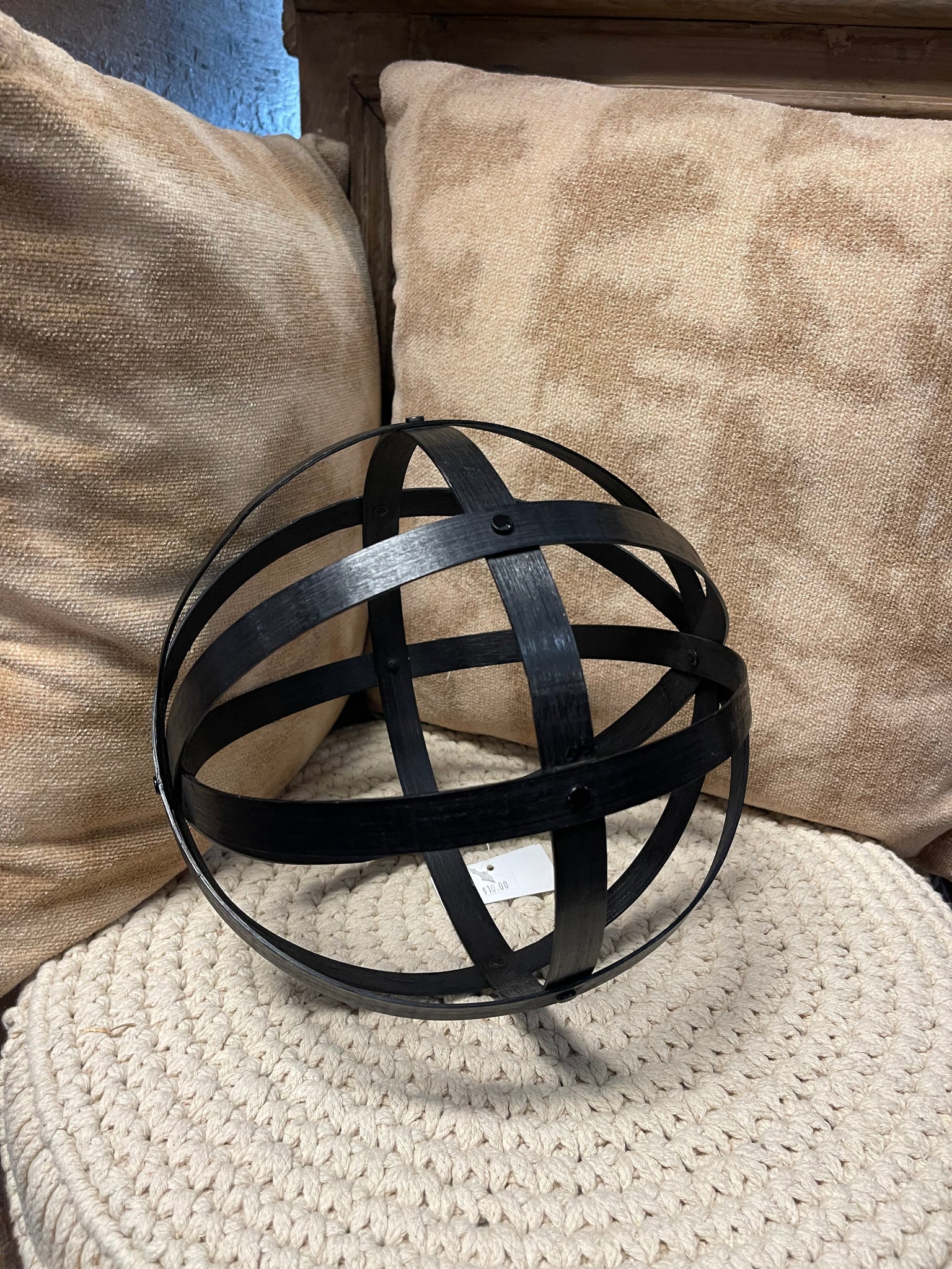 Black Decorative Sphere