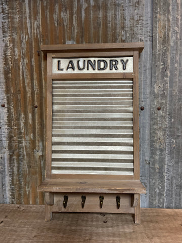 Laundry Board with Hooks