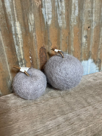 Wool Felt Apples - 2 sizes