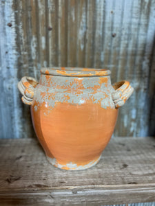 Rustic Orange Vase