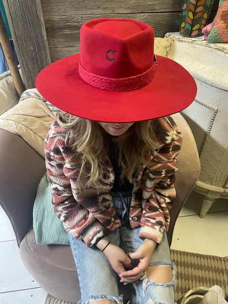Charlie 1 Horse Fling Red Hat
