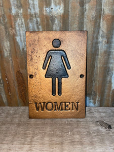 Women Bathroom Sign