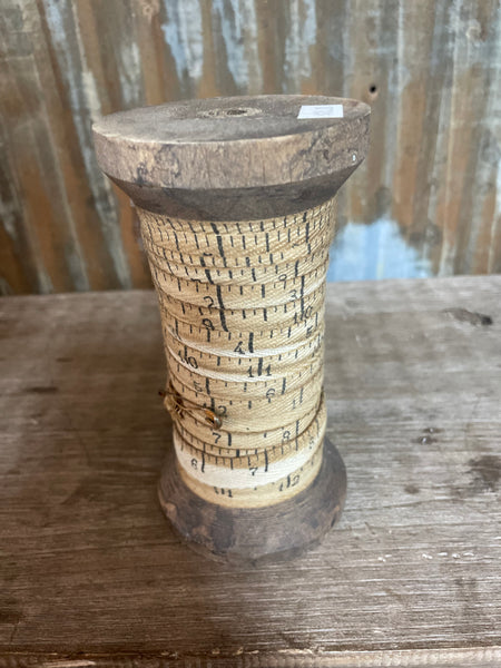 Wooden Spool w/Ribbon