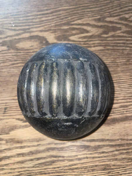 Black Sphere Balls Carved -three styles