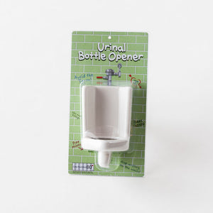 Urinal Bottle Opener, Gift Box, Porcelain, 4.25