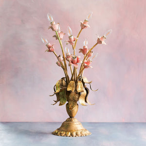 Bouquet Lamp, Metal, 32"