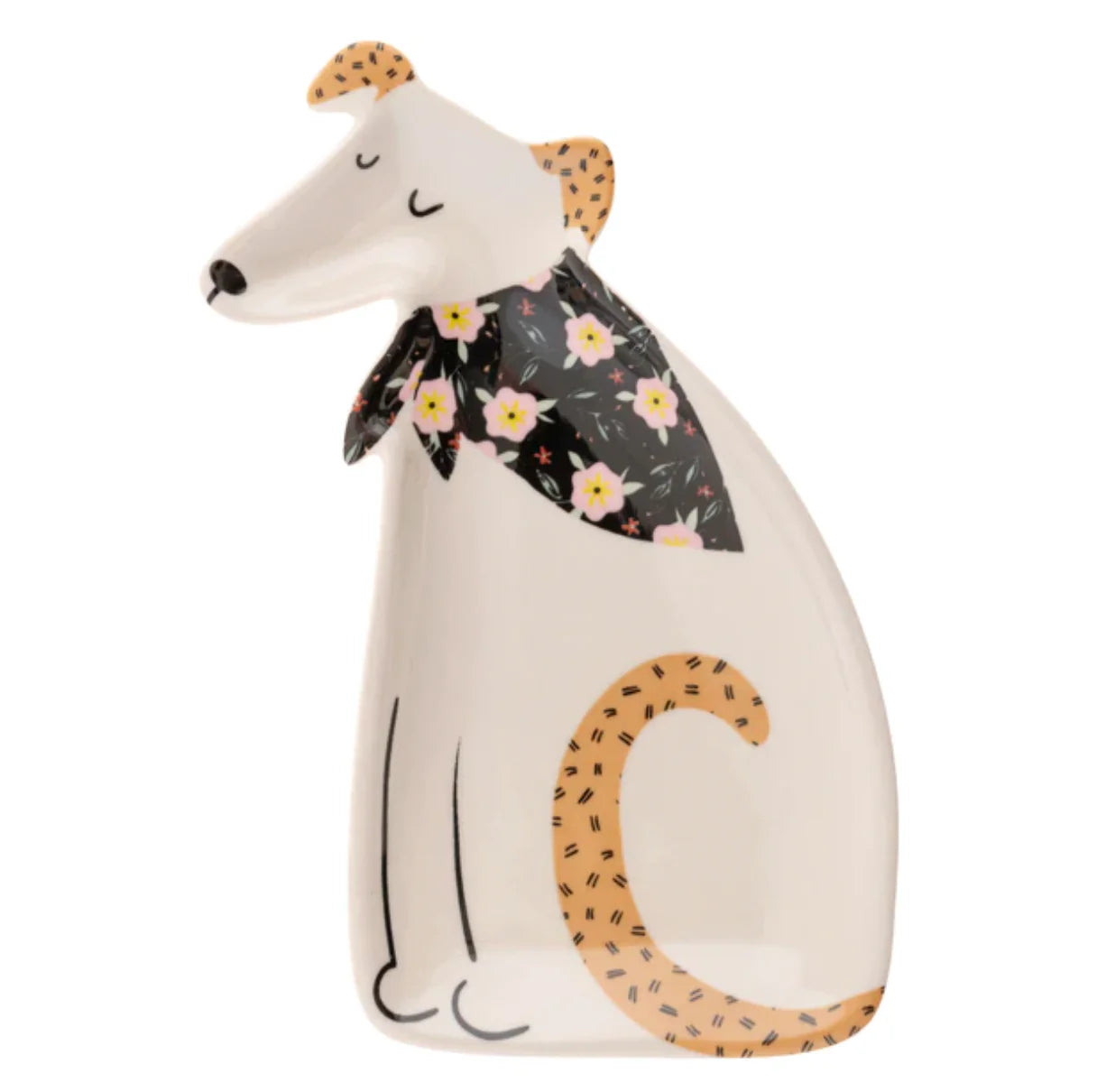 Calico Trinket Tray - Dog