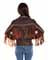 Scully Chocolate Fringe Embroidered Jacket