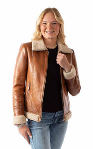 Scully Zip Front Jacket With Sherpa Lining Composition