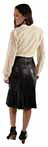 Scully Black Lamb Mid-Length Skirt