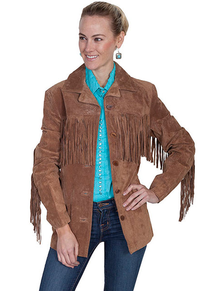 Scully Suede Fringe Jacket in Four Colors