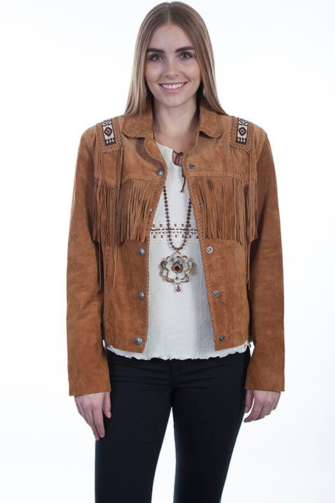Scully Hand Laced and Beaded Trim Jacket