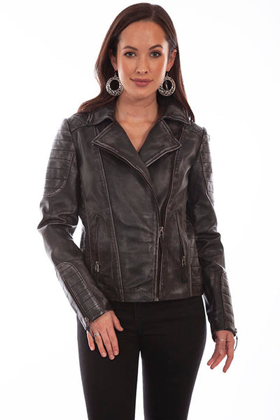 Scully Sanded Leather Motorcycle Jacket