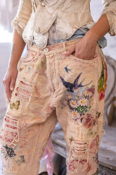 Jacquard Appliqué Miner Denims