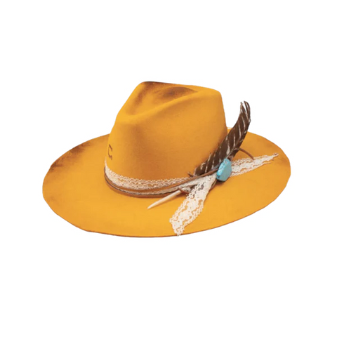 Charlie 1 Horse Yellow Smoke Show Hat
