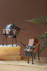 Set of 2 Recycled Iron Steers