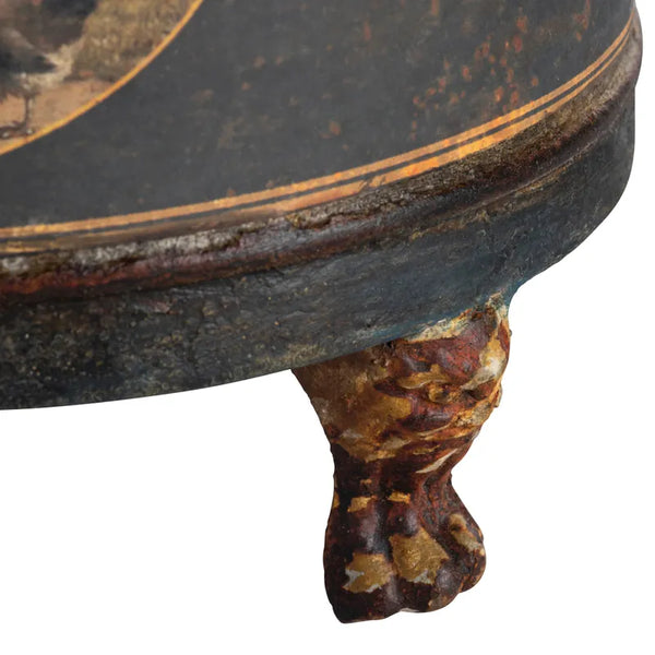 Poulets Round Tole Container NEW