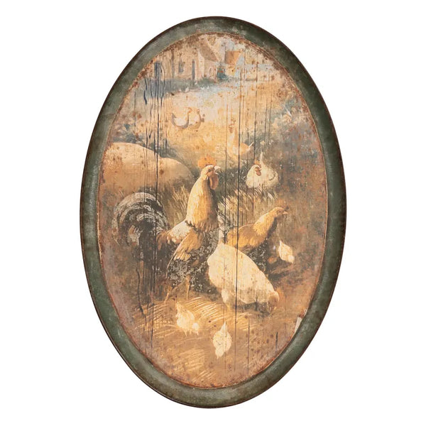 French Farm Oblong Tole Tray