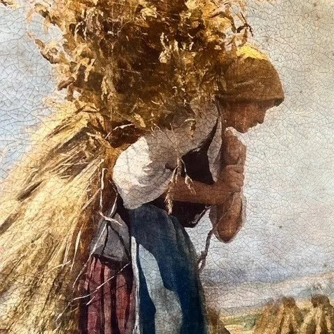 Blessed Harvest Gallery Wrapped Aged Print