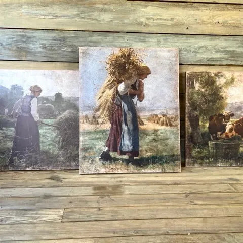 Blessed Harvest Gallery Wrapped Aged Print