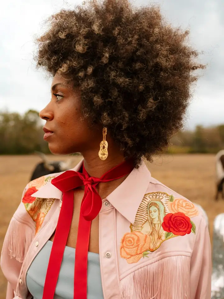 Rodeo Quincy Pale Pink Button Up