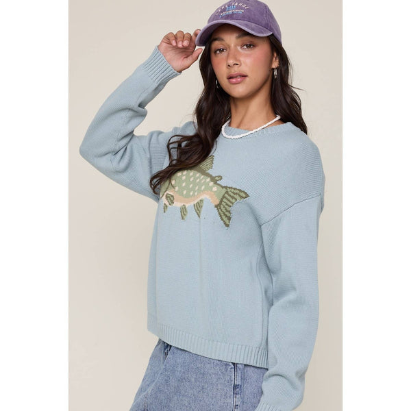'FISH' SWEATER / WL25-12103