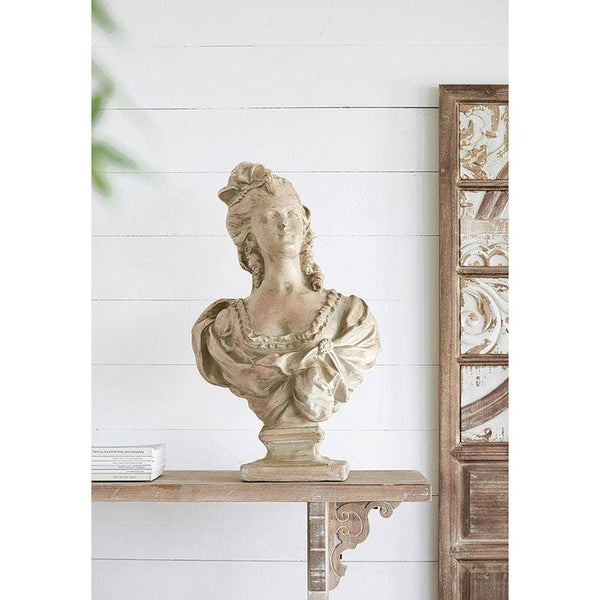 15.5x11.5x25.5" Henrietta Bust Statue