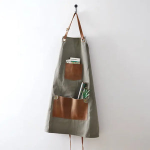 Dark Grey Canvas Utility Apron