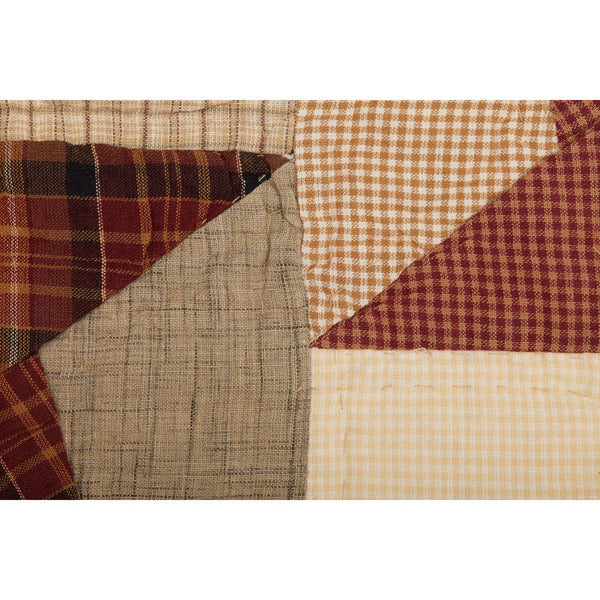 Abilene Star Quilted Table Runner 13x36
