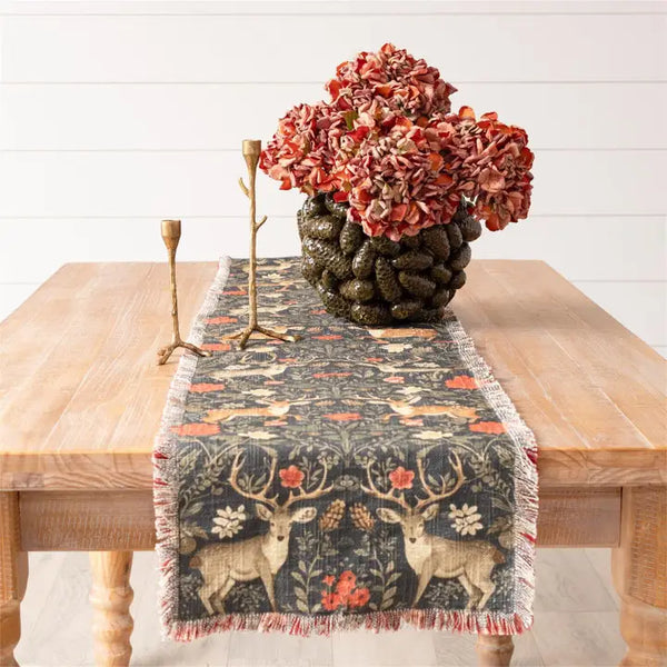 Balmoral Deer Print Table Runner