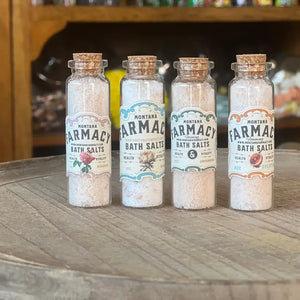 Montana Farmacy Foaming Bath Salt Sampler 4 Pack