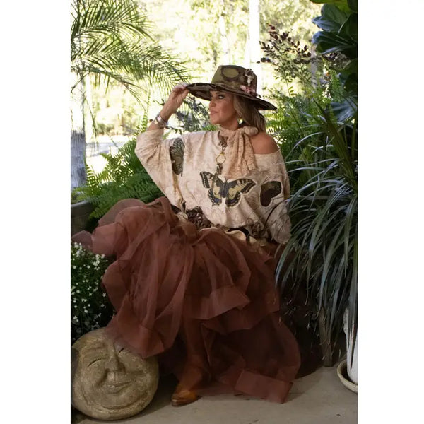 Jaded Gyspy Be Free Top - Flutter By