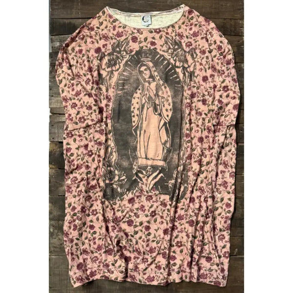 Jaded Gypsy Be True Tunic - Floral Blessing