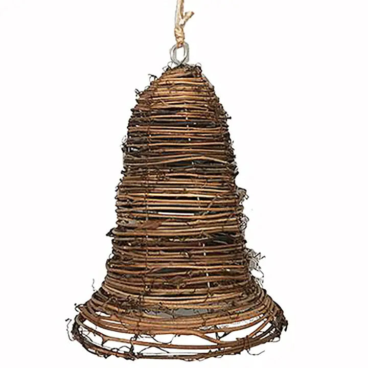 7.5x7.5x11" Bell Ornament - Brown