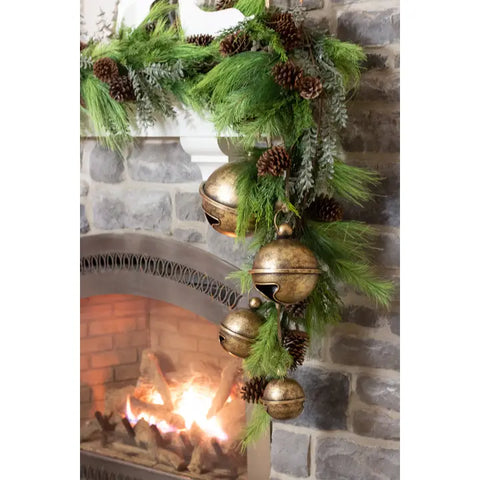 Hanging Jingle Bells Gold