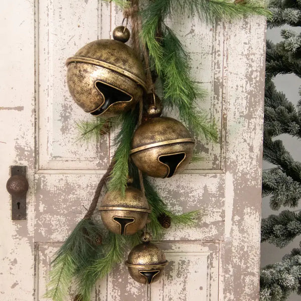 Hanging Jingle Bells Gold