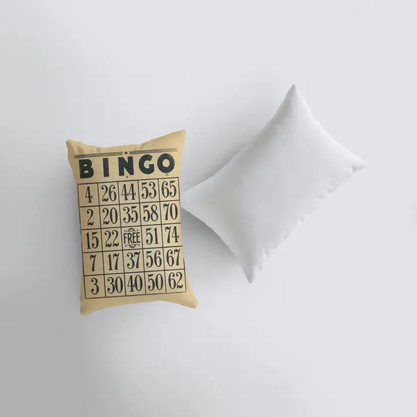 Vintage Bingo | 12x18 Pillow