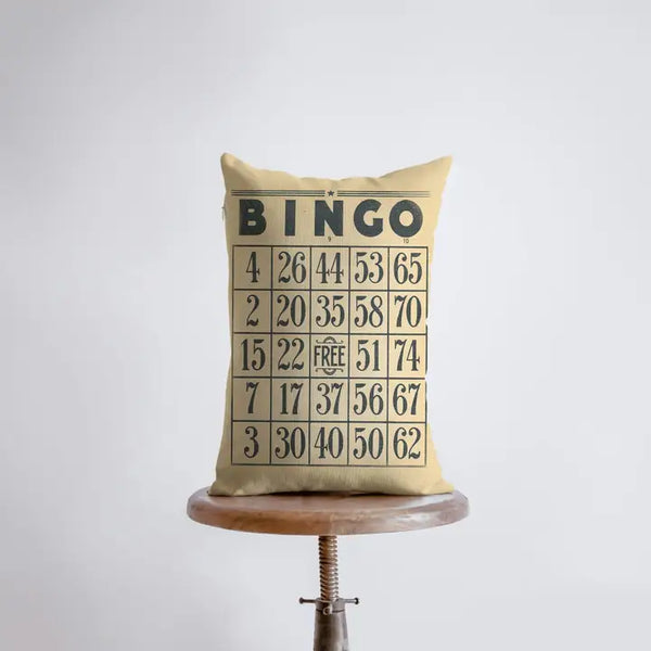 Vintage Bingo | 12x18 Pillow