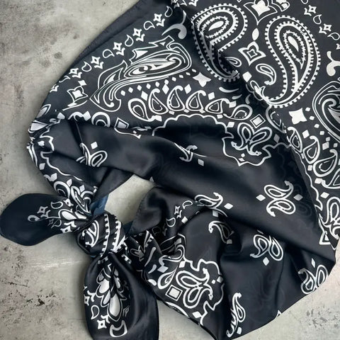 Black Bandana Wild Rag