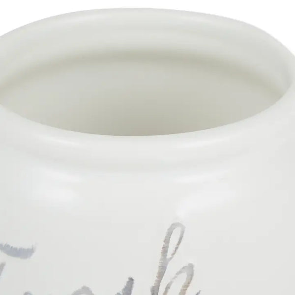 Blue Ceramic Jar Canister Set of 3