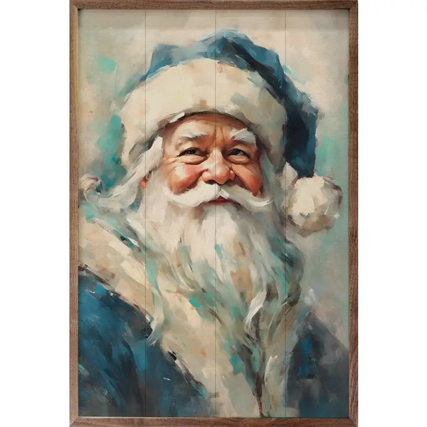 Blue Santa Portrait